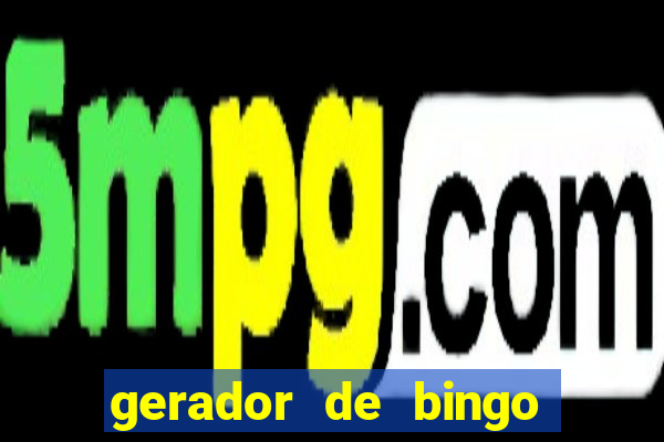 gerador de bingo de palavras